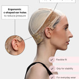 Sheer-Skyn Wig Grip Cap • Beige • Pack of 2 Caps