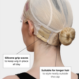 Sheer-Skyn Wig Grip Cap • Beige • Pack of 2 Caps