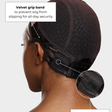 Sheer-Skyn Wig Grip Cap • Brown • Pack of 2 Caps