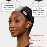Sheer-Skyn Wig Grip Cap • Brown • Pack of 2 Caps
