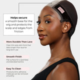 Sheer-Skyn Wig Grip Cap • Brown • Pack of 2 Caps